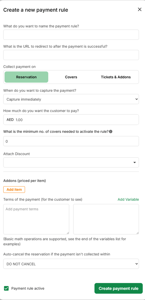 payment rules field-1