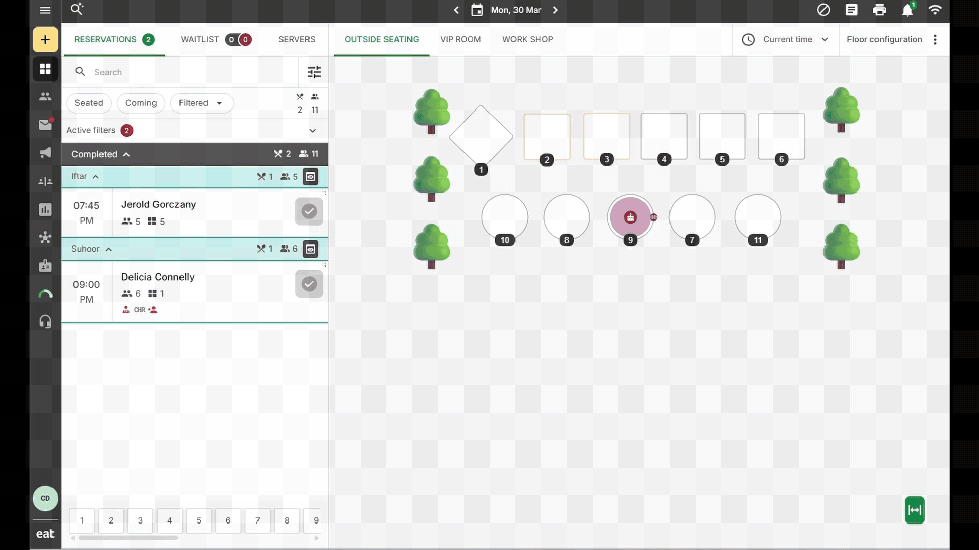 view assigned tables (1)