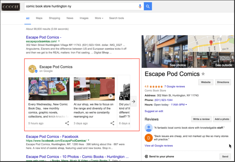 google restaurant marketing ideas