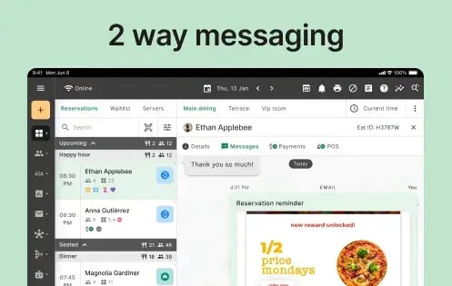 Two-way WhatsApp messaging