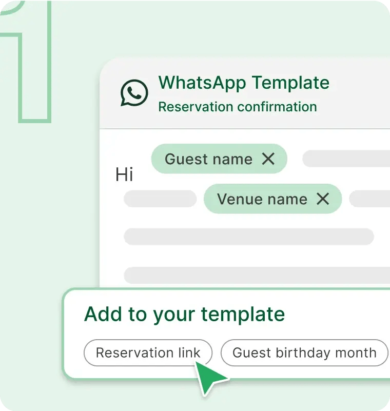 Create your message template