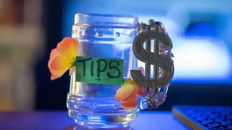 bar tip jar ideas