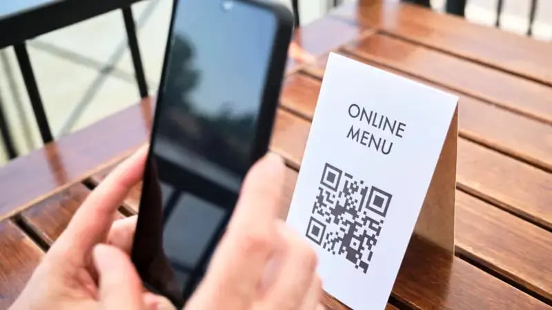QR codes to replace physical menus