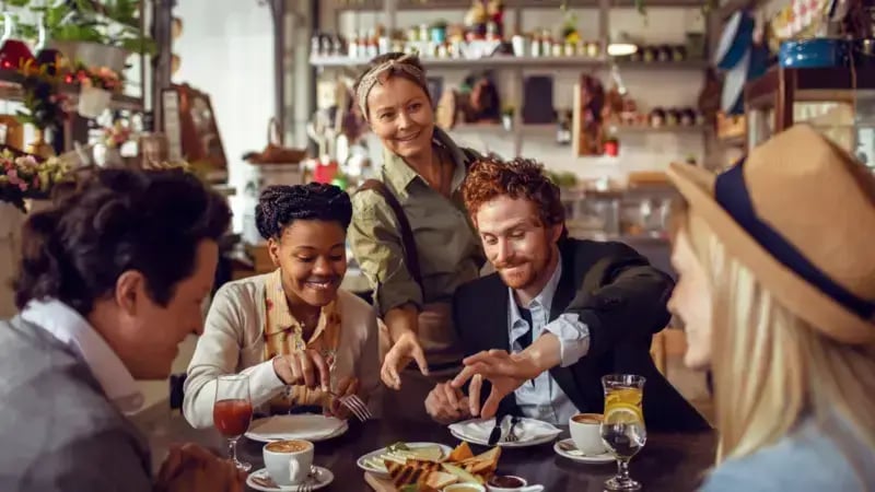 Staff of the restaurant