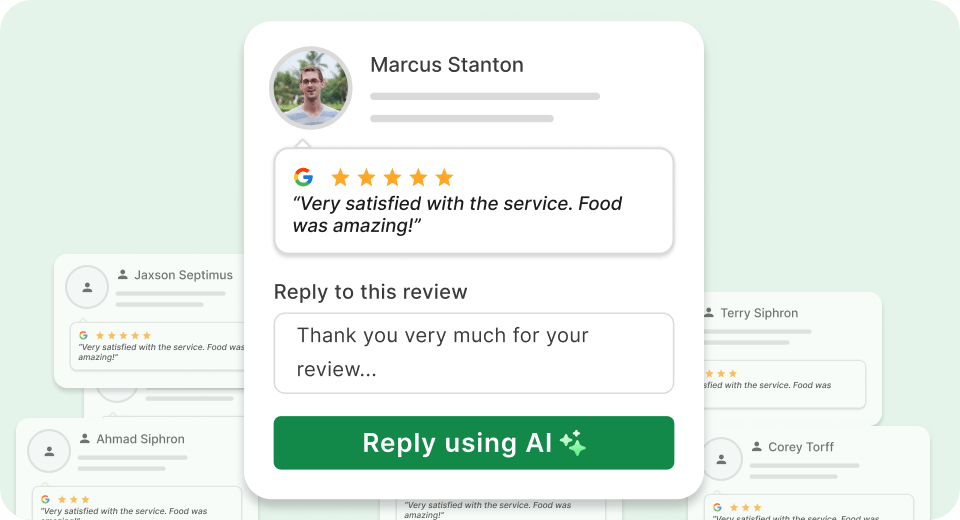 Guest surveys and review management