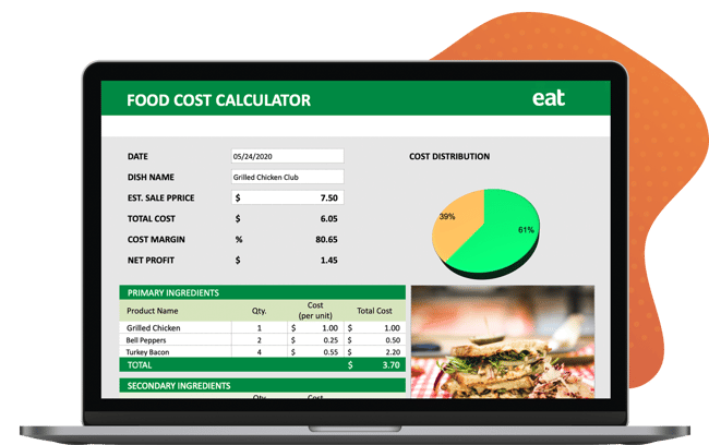 Food Cost Calculator for Excel