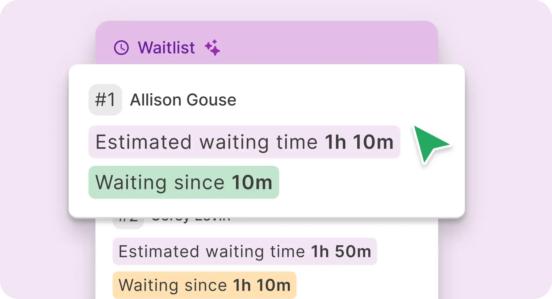 Get Accurate wait times 