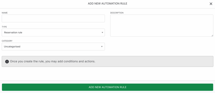how to add automation rule