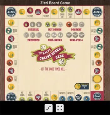 Zizzi Board game Banner