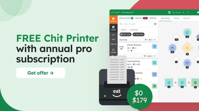 Announcing Eat App Chit Printer to support your restaurant operations