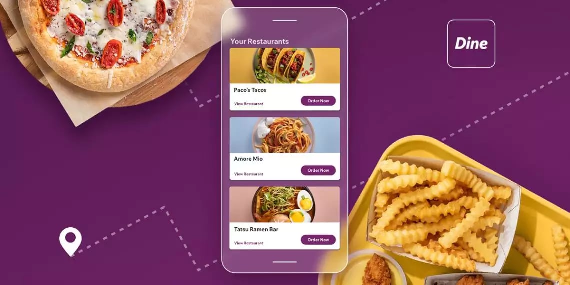 Wix Vs. Squarespace For Restaurants 5 dine-by-wix-1140x570