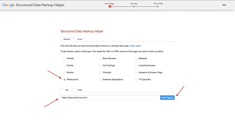 google structured data markup