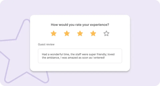 Restaurant guest reviews and surveys