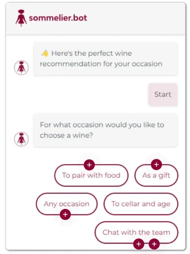 Put together sommelier recommendations with a ChatGPT