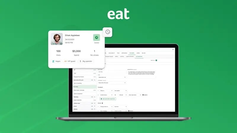 Eat App feature for email marketing