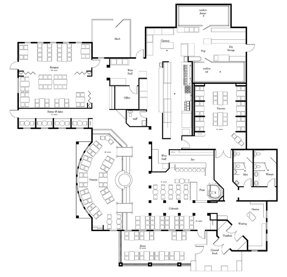 How to Create a Perfect Restaurant Layout with Examples & Ideas