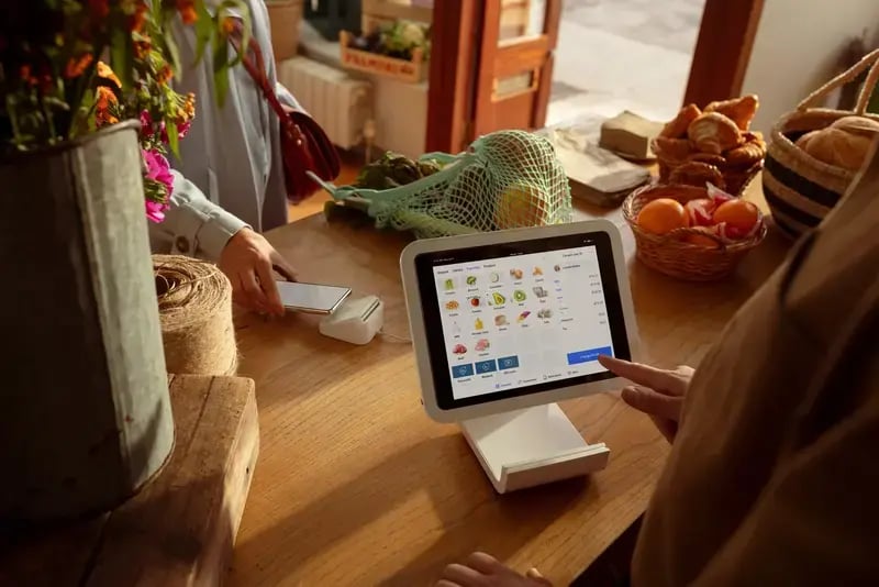 A screenshot showing a purchase being made through Square POS