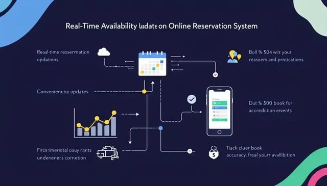 Real-time availability updates on an online reservation system.