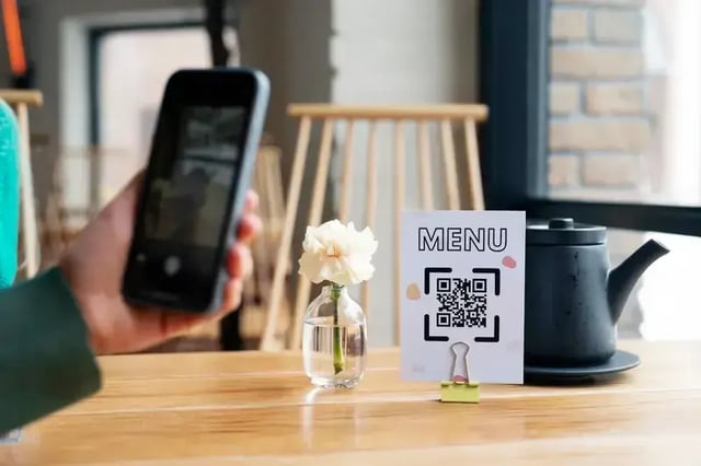 QR codes to sign up to restaurant emails 