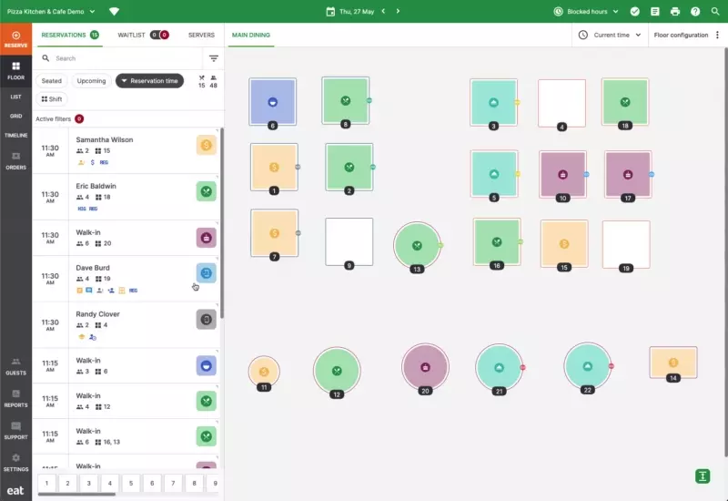 Eat App Floor Plan