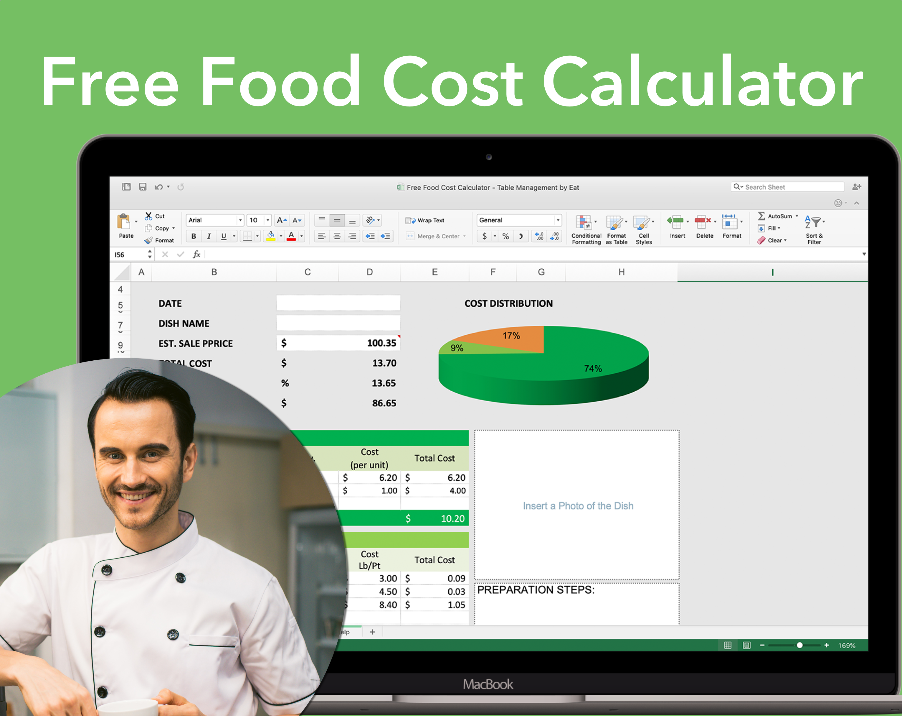 Free Food Cost Calculator For Excel