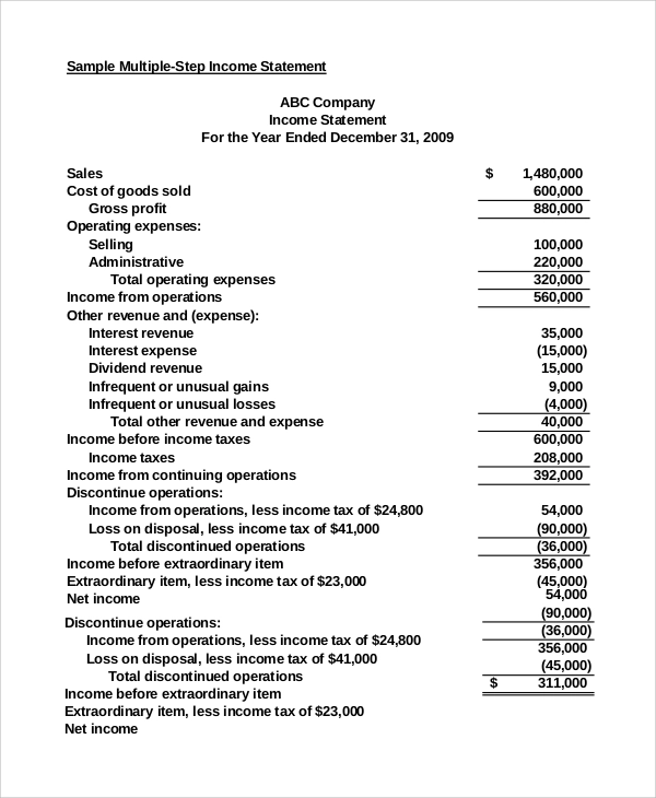 restaurant balance sheet template