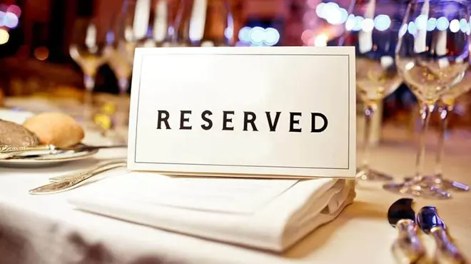 restaurant reservations